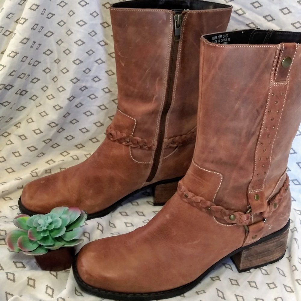 Indigo Brown Boots Size 10